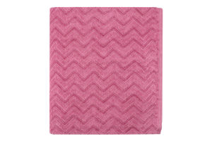 Рушник світло-фіолетовий махровий велюр жакард 50*90см 550г/м2 ГМ Текстайл