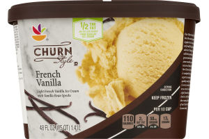 Ahold Churn Style Ice Cream French Vanilla