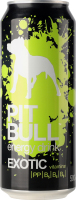 Напиток энергетический безалкогольный сильногазированный Exotic Pit Bull ж/б 0.5л