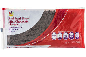 Ahold Real Semi-Sweet Mini Chocolate Morsels