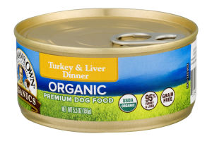 Newman's Own Organics Turkey & Liver Dinner Organic Premium Dog Food