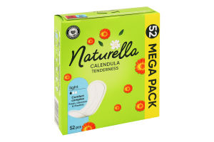 Прокладки щоденні гігієнічні ароматизовані Light Calendula Tenderness Naturella 52шт