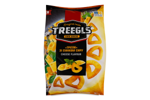 Вироби фігурні неглазуровані з добавками зі смаком сиру Treegls м/у 75г