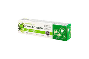 Паста зубная успокаивающая Aloe vera Bio Madent 100мл