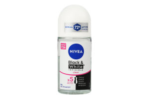 Антиперспірант Прозорий Чорне та біле Невидимий Nivea 50мл