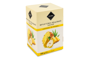 Напій фруктово-медовий Ананас та груша RIOBA к/у 6х50г