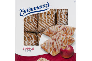 Entenmann's Puffs Apple - 6 CT