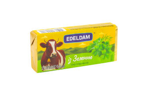 Сыр плавленый 20% С зеленью Edeldam м/у 64г