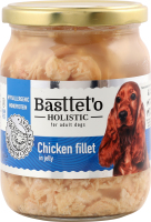 Корм д/собак шматочки філе курки в желе 500г твіст/б Басттет"о