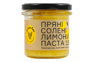 Паста Пряні солені лимони Brave Bee с/б 150г