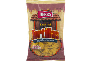 Herr's Authentic Cantina Style Tortilla Chips Lightly Seasoned