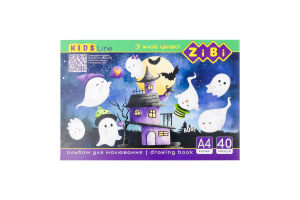 Альбом для рисования 40 листов А4 №ZB.1460 Kids line ZiBi 1шт