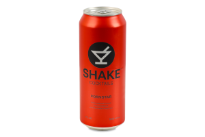 Напій слабоалкогольний 500мл 7% сильногазований Порнстар Cocktails Shake з/б
