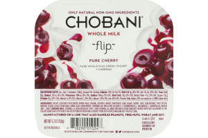 Chobani Whole Milk Yogurt Flip Pure Cherry