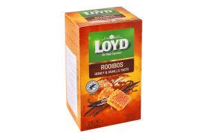 Смесь травяная со вкусом меда и ванили Rooibos Loyd к/у 20х2г