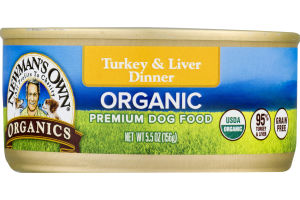 Newman's Own Organics Turkey & Liver Dinner Organic Premium Dog Food