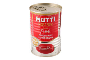 Томати очищені в томатному соку Pelati Mutti з/б 400г