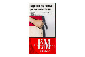 Сигарети з фільтром L&M First Cut Long Red 20шт