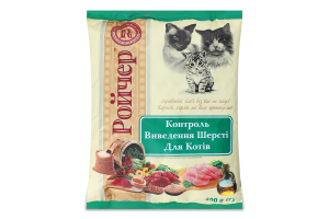 Корм д/котів Ройчер 400 г сух. д/виведення шерсті