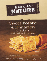 Back To Nature Sweet Potato & Cinnamon Crackers
