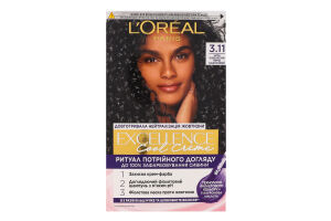 Крем-краска для волос стойкая защитная Excellence Cool Creme №3.11 L'Oreal Paris 1шт