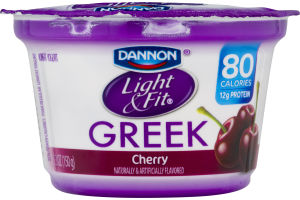 Dannon Light & Fit Greek Nonfat Yogurt Cherry