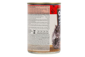 Корм д/котів з смаком яловичини 415г ж/б Кетос