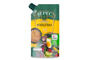 Горчица цельные зерна нестерилизованная Французская Верес д/п 130г