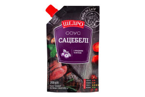 Соус з фундуком та м'ятою Сацебелі Щедро д/п 200г