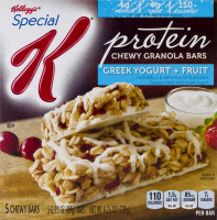 Kellogg's Special K Protein Chewy Granola Bars Greek Yogurt + Fruit - 5 CT