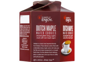 Simply Enjoy Dutch Maple Wafer Cookies - 8 CT