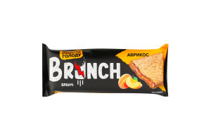 Снеки мультизлакові зі шматочками абрикоса Сендвіч Brunch м/у 56г