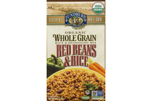Lundberg Organic Whole Grain Rice & Seasoning Mix Red Beans & Rice