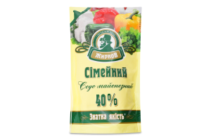 Соус майонезний Сімейний 40% 180г д/п ЖирноВ