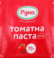 Паста томатна 25% Руна м/у 70г