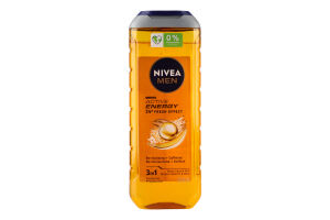 Гель для душу для тіла, обличчя та волосся 3в1 Активна енергія Nivea Men 500мл