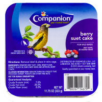Companion Suet Cake for Wild Birds Berry