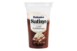 Десерт Bakoma Satino взбит вершк шоколадний 2,4%ст