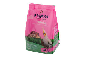 Корм полнорационный для средних попугаев Нимфа Nature+ feed Pryroda м/у 500г