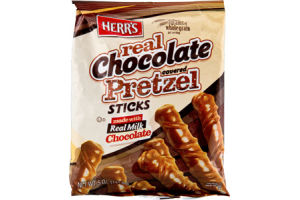 Herr's Real Chocolate Covered Pretzel Sticks