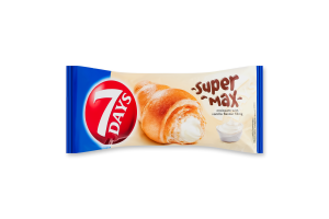 Круасан з начинкою зі смаком ванілі Super Max 7 Days м/у 110г