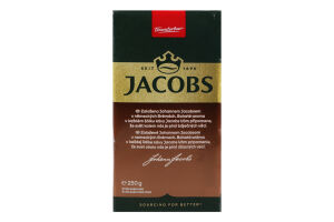Кофе натуральный жареный молотый Вельвет Crema Jacobs м/у 250г