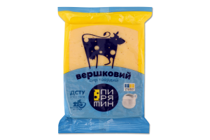 Сыр 50% твердый Сливочный Пирятин м/у 160г