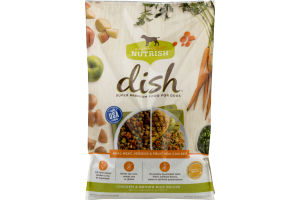 Rachael Ray Nutrish Dish Super Premium Food For Dogs Chicken & Brown Rice Recipe