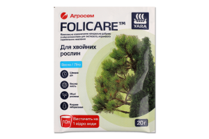 Добриво мінеральне д/хвойних рослин 20г Folicare