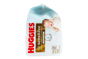 Салфетки влажные детские Sensitive Extra care Huggies 3х48шт