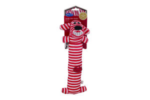 Companion Dog Toy Candy Cane Loofa