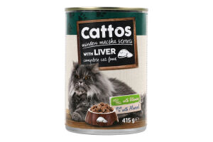Корм д/дорослих котів з печінкою 415г ж/б з ключем Кетос