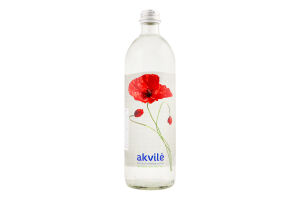 Вода минеральная слабогазированная Akvile с/бут 0.75л