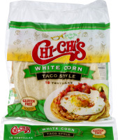 Chi-Chi's Soft Taco Style White Corn Tortilla - 18 CT